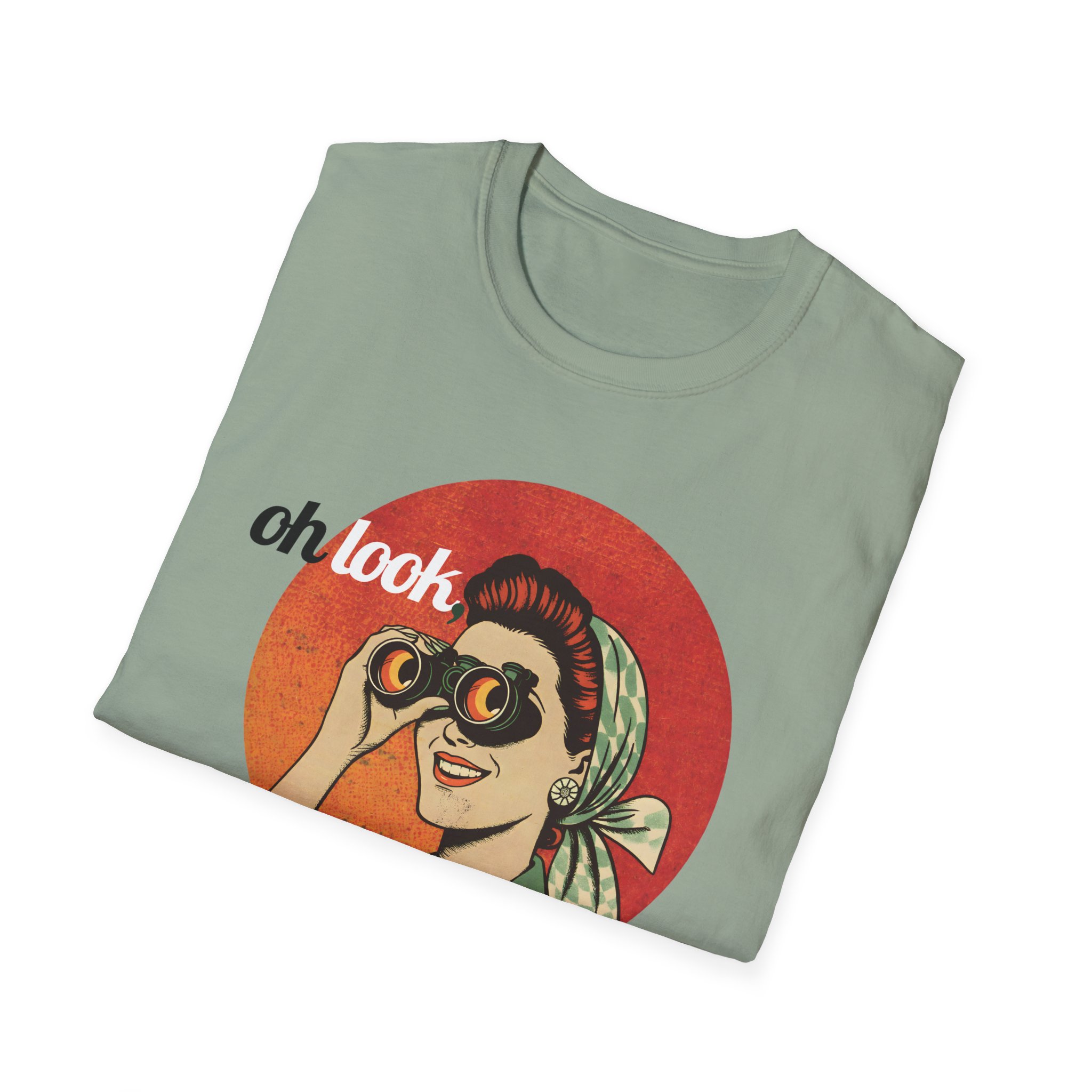 Oh Look Nobody Gives a Shit Retro Funny T Shirt - Image 18