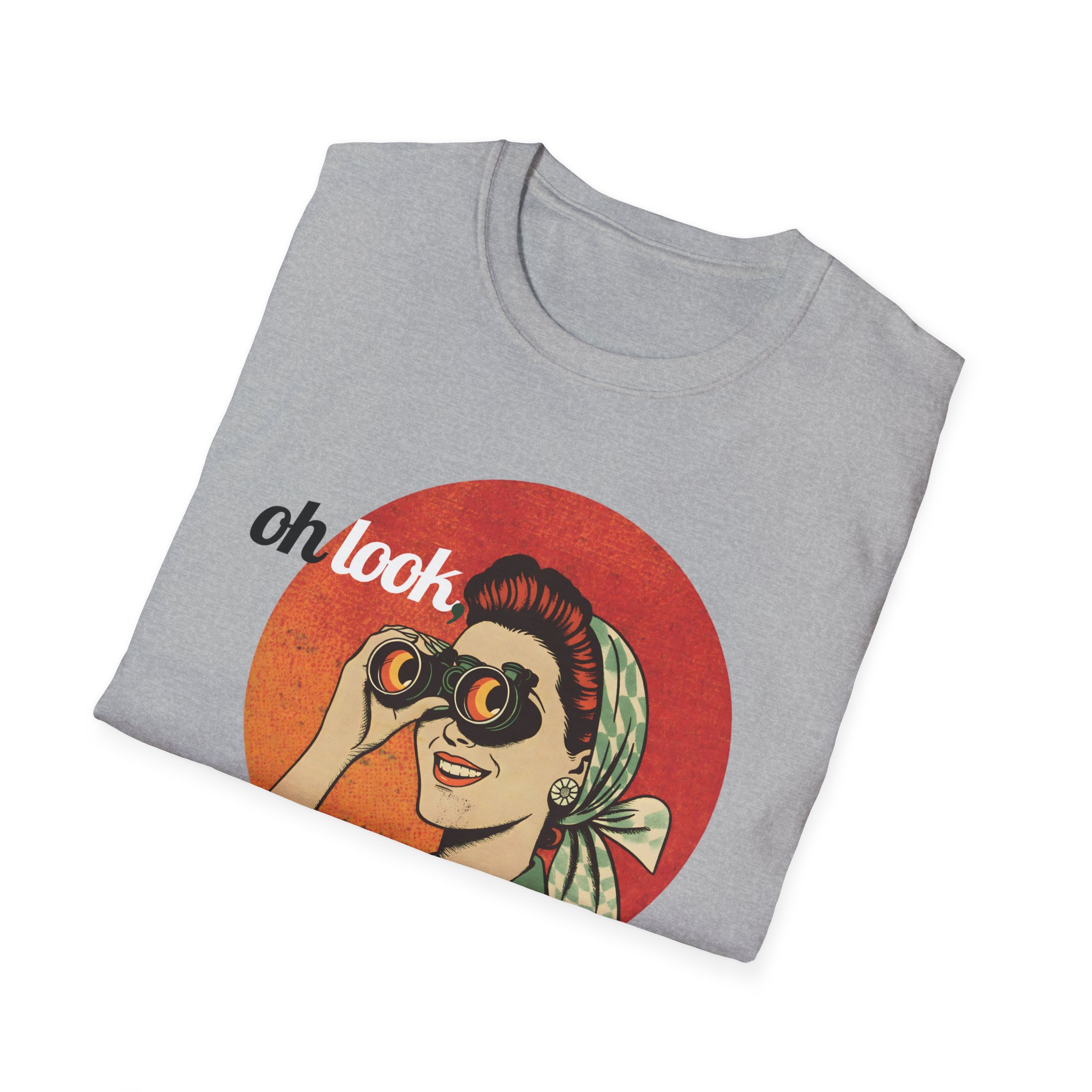 Oh Look Nobody Gives a Shit Retro Funny T Shirt - Image 10