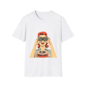 Bold Sarcastic Shirt Nobody Cares Statement T shirt