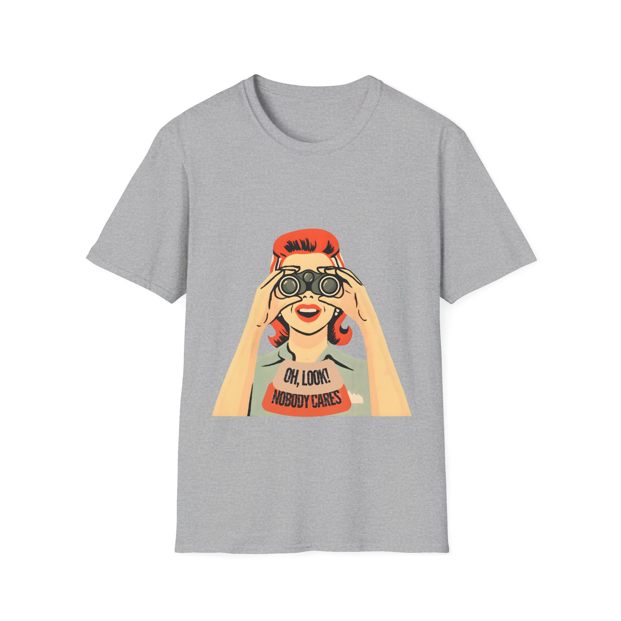 Bold Sarcastic Shirt Nobody Cares Statement T shirt - Image 8