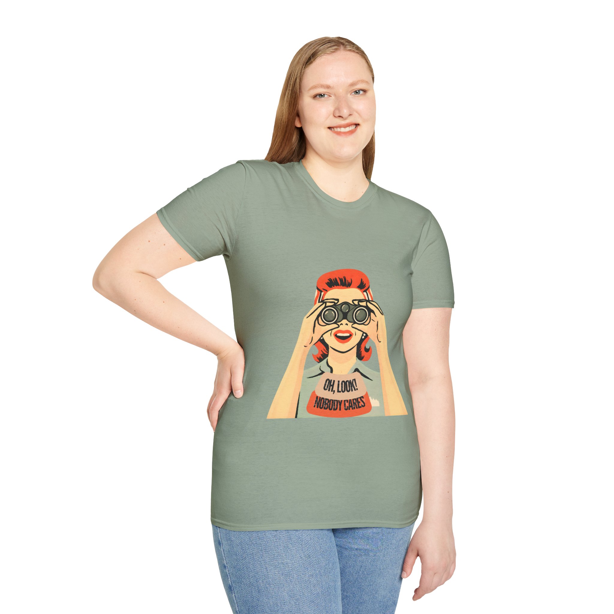 Bold Sarcastic Shirt Nobody Cares Statement T shirt - Image 13