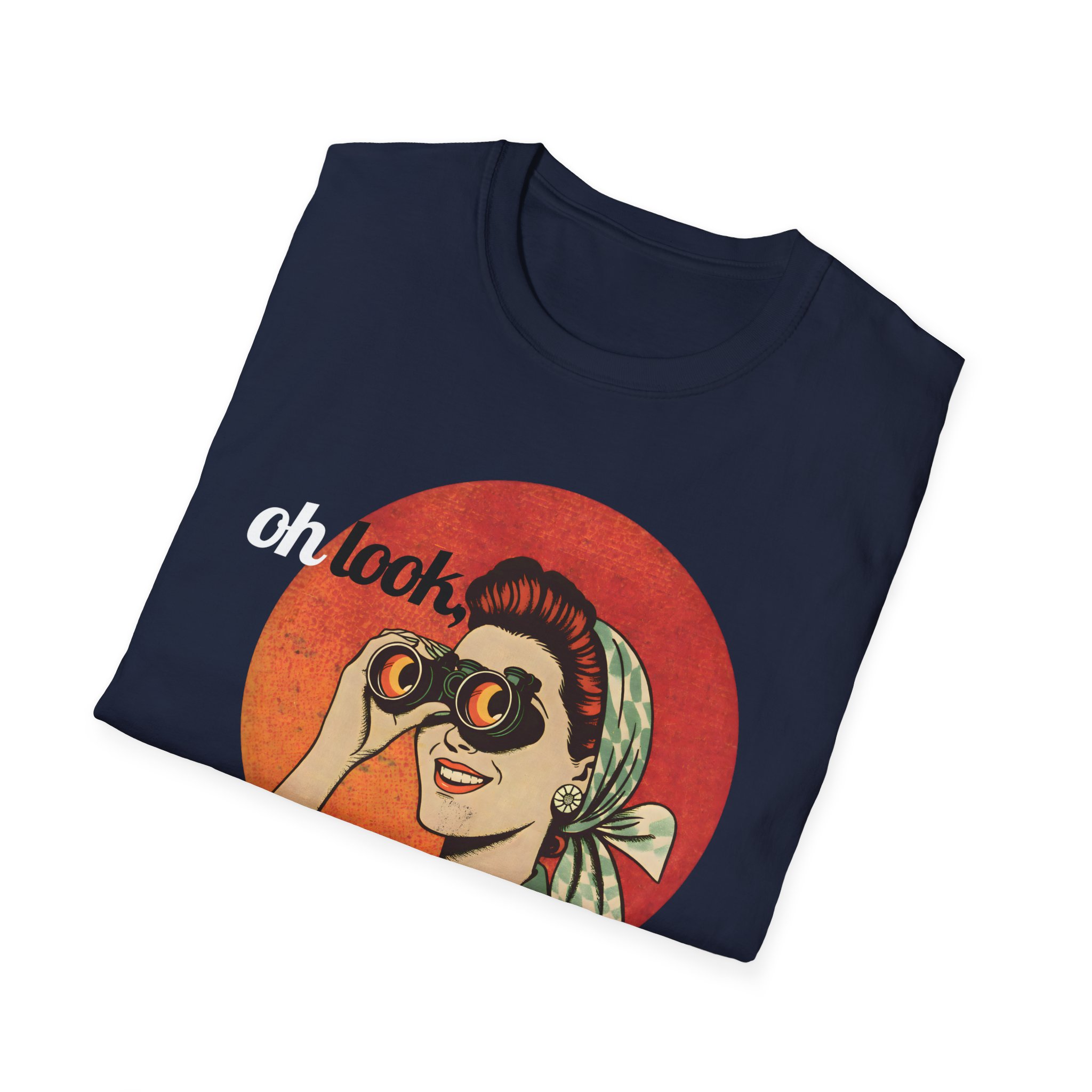 Oh Look Nobody Gives a Shit Retro Funny T Shirt - Image 6