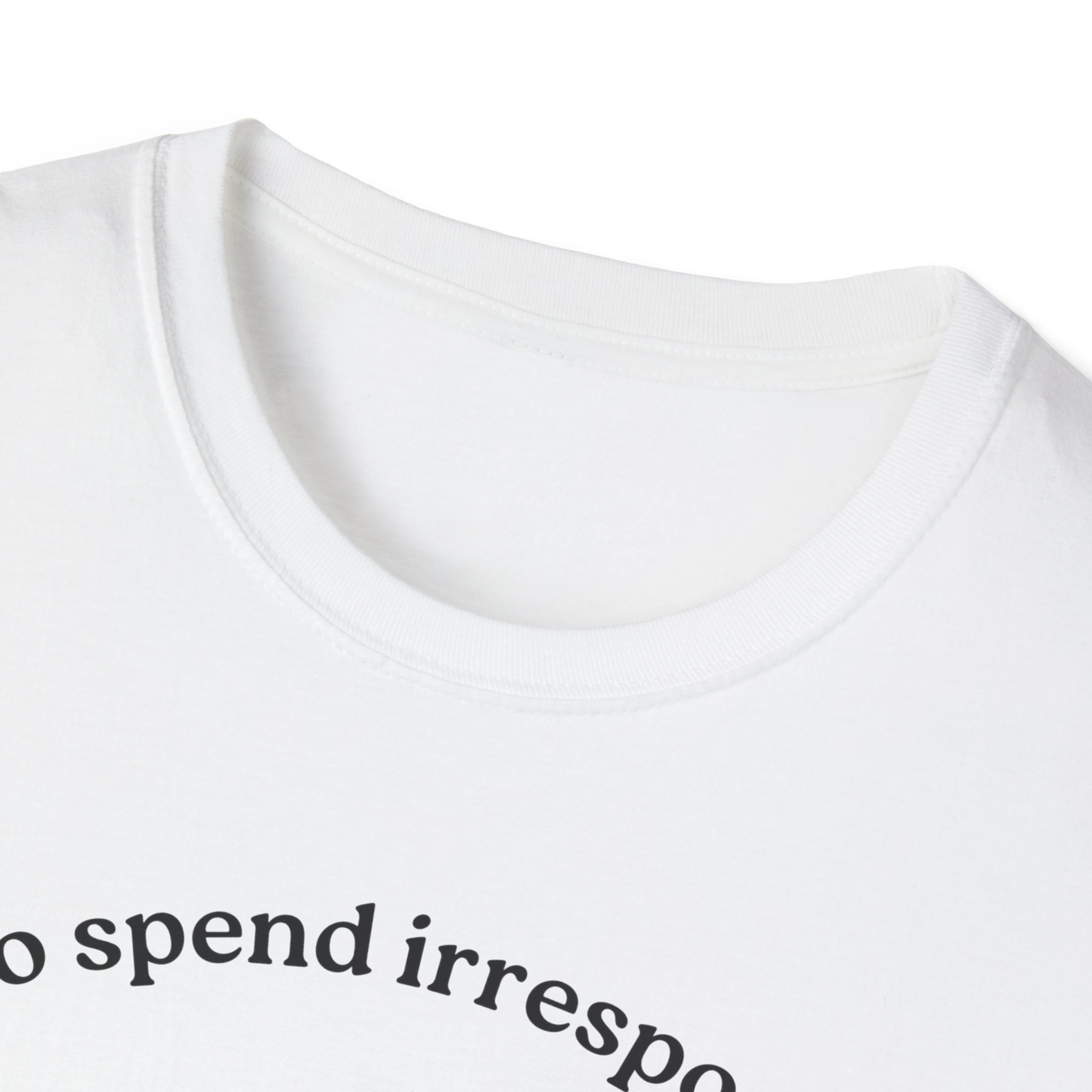 Shopping Mouse T‑Shirt — "Off to Spend Irresponsibly" - Image 3