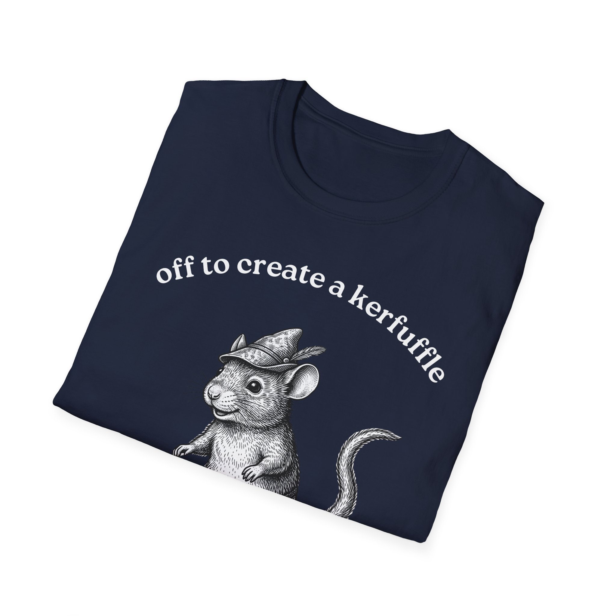 Unique Skateboard Mouse T-Shirt — “Off to Create a Kerfuffle” - Image 13