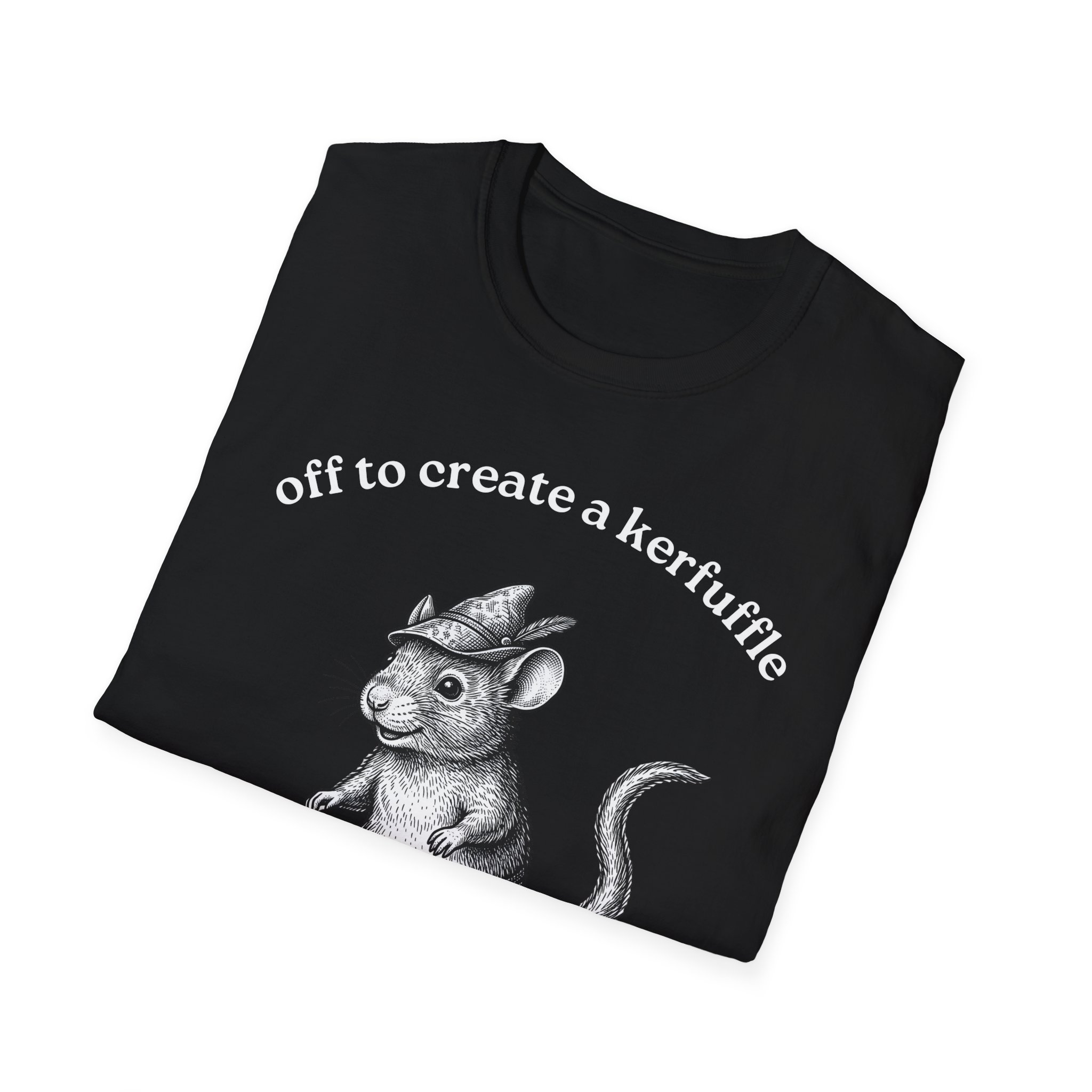 Unique Skateboard Mouse T-Shirt — “Off to Create a Kerfuffle” - Image 5